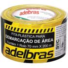 Fita para Demarcacao de Area Zebrada RC 70 MMX200MX0,04MM - Adelbras