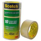 Fita para embalagem marrom 45mm x 45m com 4 unidades 5802 3M