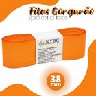 Fita Para Laço De Gorgurão Laranja 38mm - C/10 Metros - BRX