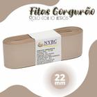 Fita Para Laço Gorgurão Bege Escuro 22mm - C/ 10 Metros - BRX