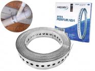 Fita Perfurada Aço Galvanizado 19mm x 10m ANCORA