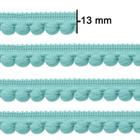 Fita pompom grelot s. jose 7875 13mm 011 verde agua 20mts un - SAO JOSE
