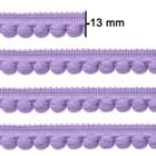 Fita pompom grelot s. jose 7875 13mm 016 lilas 20mts un - SAO JOSE