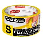 FITA SILVER TAPE AMARELA MULTIUSO 48MMx5M ADELBRAS