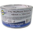 Fita Silver Tape Cinza 48mm X 10m Brasfort