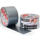 Fita Silver Tape Multiuso 48MM X 5M Cinza Fixação Forte