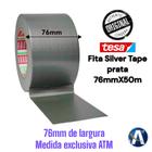 Fita Silver Tape Prata 76mmx50m Profissional Tesa Importado