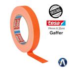 Fita Tecido Gaffer Tape Tesa 19mmX25m Laranja Fluorescente