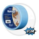 Fita Telada Azul Waltape Plus Para Drywall 45m Walsywa
