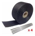 Fita Térmica Termotape Escapamento 10 Metros + 04 Zip Tie - TAPCAMP