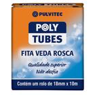 Fita Veda Rosca Carretel 18mm x 10m Polytubes - PULVITEC