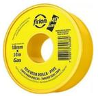 Fita Veda Rosca Ptfe Md Gás Firlon 18Mm X 10M Plastifluor