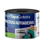 Fita Viapol Tapa Goteira, Aluminizada Impermeabilizante, 10cm x 10m