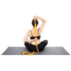Fita Yoga Cinta Strap Pilates Funcional 185 Cm Laranja VOLLO