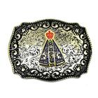 Fivela Country Cowboy Cowgirl Nossa Senhora Aparecida 4cm