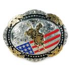 Fivela Country Rodeio Bull Riders Vaqueiro Rodeio Western - Master