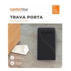 Fixador Calço Trava Porta De Borracha Comfortdoor Preto