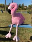 Flamingo De Pelúcia Infantil Decoração Quarto Festa 1.0metro