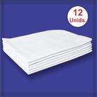 Flanela Branca 38x58cm Pacote com 12 unidades -