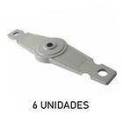 Flange Dianteira Roda Raiada - Kit 6 Unidades