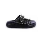 Flat Kamila Spikes Preto