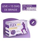 Flex Ha Colágeno Tipo 2 Ácido Hialurônico 30 Cáps Genom + 15 Dias