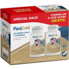 Flexigold Colágeno Tipo 2 - Kit 60 Cápsulas - Herbamed