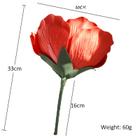 Flor artificial gigante Flor Falsa Grande espuma rosa com hastes para fundo de casamento vitrine janela palco dia dos namorados Flores artificiais e secas - HTTN