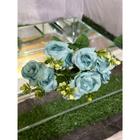 Flor buque begonia artificial decoração plantas casamento FR-614
