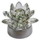 Flor de verde - (com base de led redonda) - Atabaska Mix