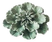 Flor Decorativa Para Mesa Btc Decor Em Cerâmica Verde Claro