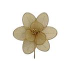 Flor Magnolia Natural Decorativa 17 cm