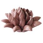 Flor rosa decorativa de ceramica