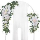 Flores artificiais em arco de casamento Lisuun, pacote grande de 2