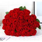 Flores para Buquê 10 Rosas De Veludo Vermelhas Médias Artificiais ou Decoração Flores Artificial Decoração