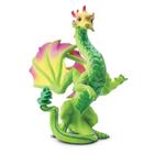 Flower Dragon Figurine Safari Ltd. Modelo detalhado de 4,5 cm