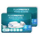 FLUID PROTECT Kit Protetores de Colchão Descartável - 40 Unidades (150 cm X 80 cm)