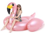 Flutuador de piscina inflável Flamingo Jasonwell Giant 190x200x135cm