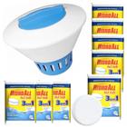 Flutuador Grande para Piscina + 8 Pastilhas de Cloro Kit