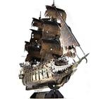 Flying Dutchman 3D Metal Puzzle, Kits de modelos, DIY Laser Cut, Jigsaw Toy para crianças