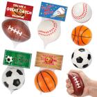 Foam Stress Balls Thremhoo, 16 unidades com vales-presente, basquete