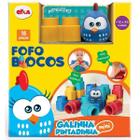 Fofo blocos 15 peças galinha pintadinha mini