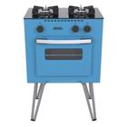 Fogao 2 Bocas Venax Mini Cook Azul Glp