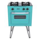 Fogao 2 Bocas Venax Mini Cook Verde Gas Glp