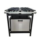 Fogão 4 Bocas Cefaz com Forno Linha Diamond Baixa Pressão CFZD-015