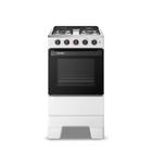 Fogão 4 Bocas com Mesa Inox e Acendimento Manual Ideal Pop 4120 Esmaltec
