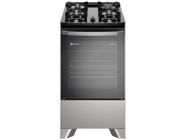 Fogão 4 Bocas Electrolux Prata Mesa de Vidro Efficient com PerfectCook FE4GS