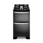 Fogão 4 bocas Electrolux Preto Experience com Mesa de vidro, Duplo Forno e Vapor Bake (FE4DP)