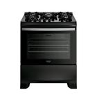 Fogão 5 Bocas Dako Supreme Black Glass Digital Bivolt