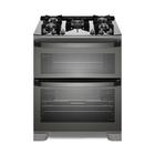 Fogão 5 bocas Electrolux Cinza Expert Função Air Fryer, 2 Fornos, Grill e Timer (FE5AD)